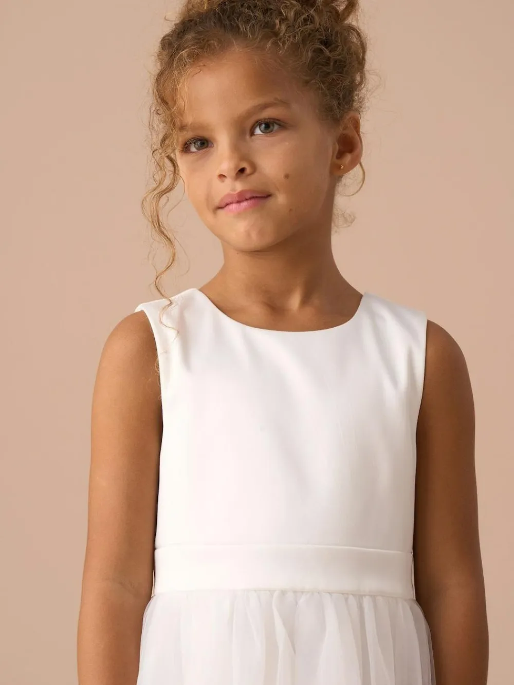Hot Angel & Rocket White Charlotte Ballerina Bow Dress
