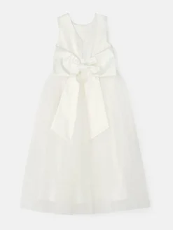 Hot Angel & Rocket White Charlotte Ballerina Bow Dress