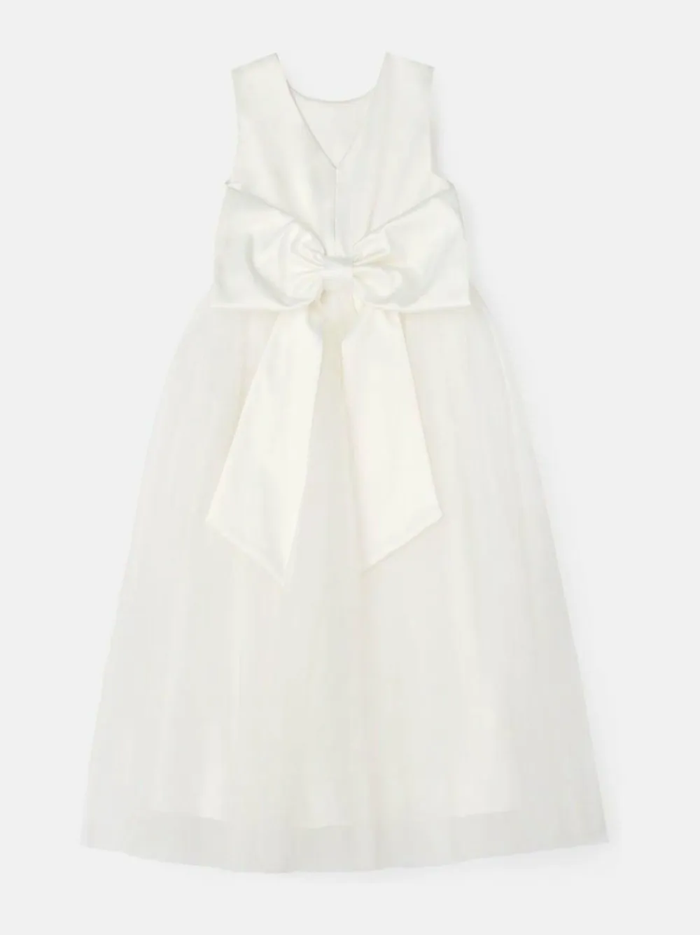 Hot Angel & Rocket White Charlotte Ballerina Bow Dress