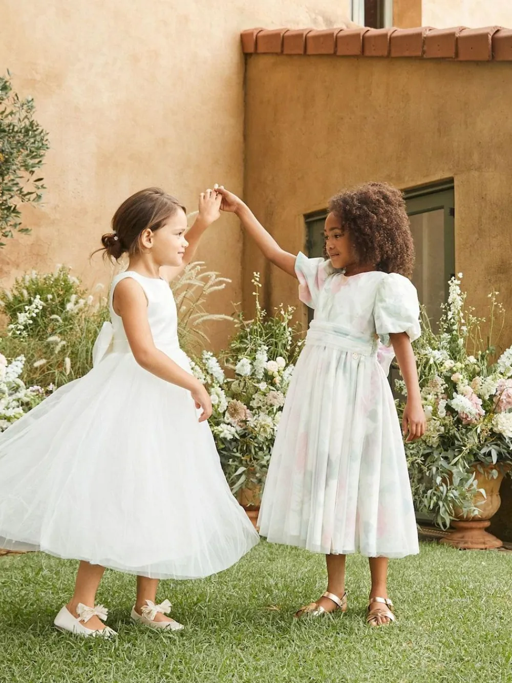 Hot Angel & Rocket White Charlotte Ballerina Bow Dress