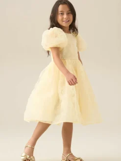 Angel & Rocket Francine Embellished Puff Sleeve Dress^ Occasionwear