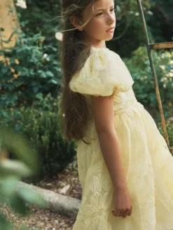 Angel & Rocket Francine Embellished Puff Sleeve Dress^ Occasionwear