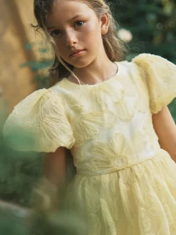 Angel & Rocket Francine Embellished Puff Sleeve Dress^ Occasionwear