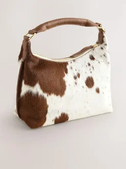 Discount Next Leather Scooped Hand Held Bag Animal