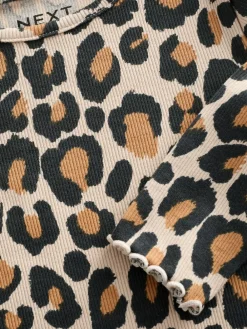 Next Cotton Rich Long Sleeve Rib T-Shirt (3mths-7yrs)^ T-Shirts