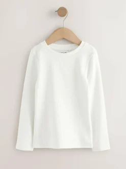 Clearance Next Animal Long Sleeve Ribbed T-Shirts 4 Pack (3-16yrs)