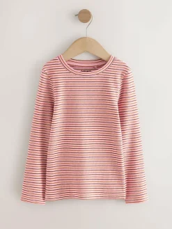 Clearance Next Animal Long Sleeve Ribbed T-Shirts 4 Pack (3-16yrs)