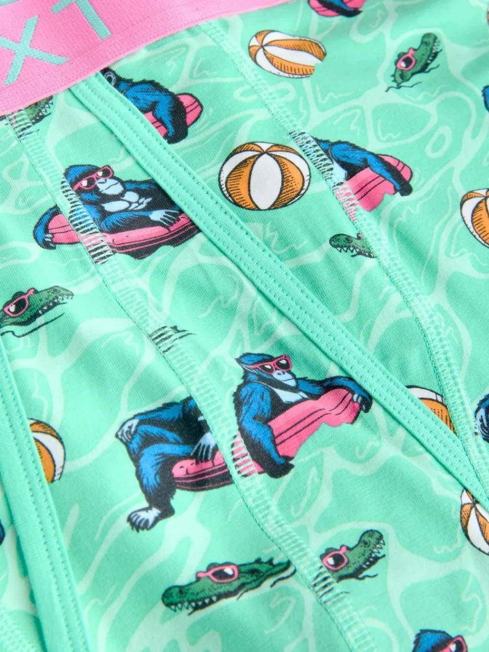 Sale Next A-Front Boxers 8 Pack Animal Placement Print