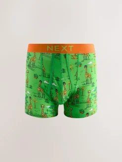 Sale Next A-Front Boxers 8 Pack Animal Placement Print