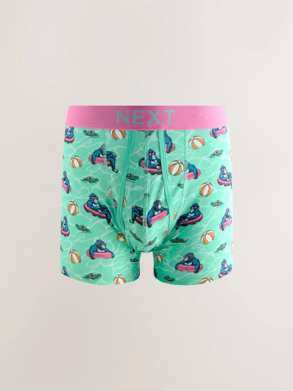 Sale Next A-Front Boxers 8 Pack Animal Placement Print