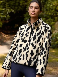 Clearance Next Active Printed Borg Jacket Animal Print