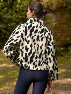 Clearance Next Active Printed Borg Jacket Animal Print