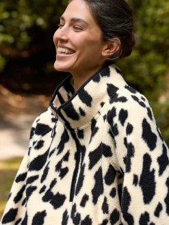 Clearance Next Active Printed Borg Jacket Animal Print