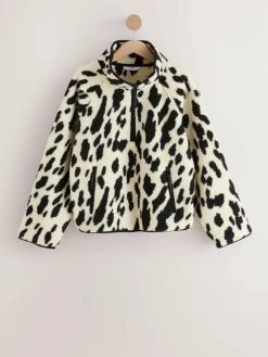 Clearance Next Active Printed Borg Jacket Animal Print