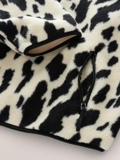 Clearance Next Active Printed Borg Jacket Animal Print