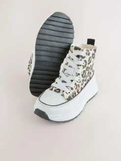 Next Extra Chunky Lace-Up With Zip Trainers^ Sneakers