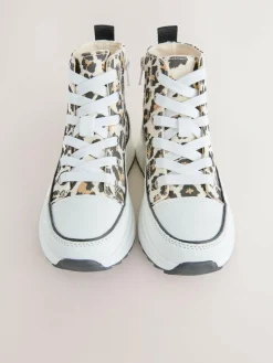 Next Extra Chunky Lace-Up With Zip Trainers^ Sneakers