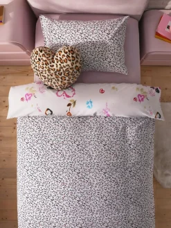 Next Printed Polycotton Duvet Cover and Pillowcase Bedding Set Animal Print