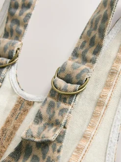 Next Slouchy Dungarees (3-16yrs) Animal