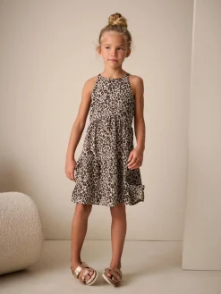 Next Animal Strappy Crinkle Summer Dress (3-16yrs)^ Dresses