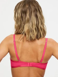Ann Summers Pink Bound By Love Non Pad Balcony Bra^Women Bras