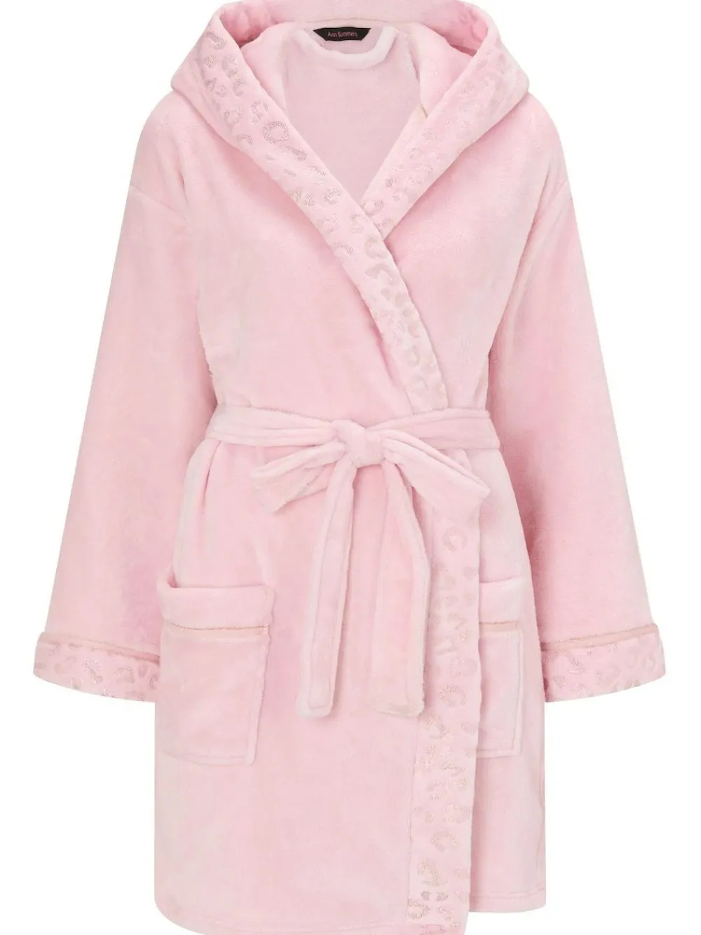 Best Ann Summers Signature Sparkle Fluffy Robe Pink