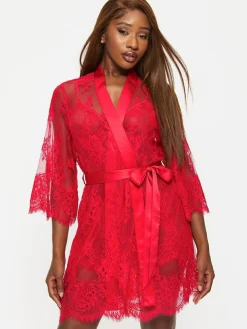 Ann Summers Availing All Over Lace Robe^Women Bathrobes
