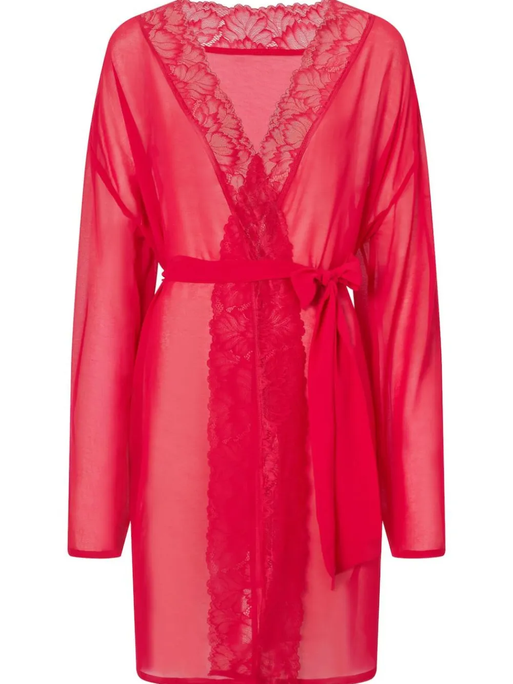 Outlet Ann Summers The Promising Chiffon Robe Red