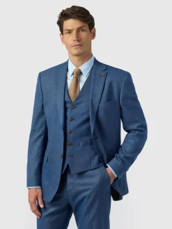 Best Antique Rogue Blue Blake Texture Regular Jacket