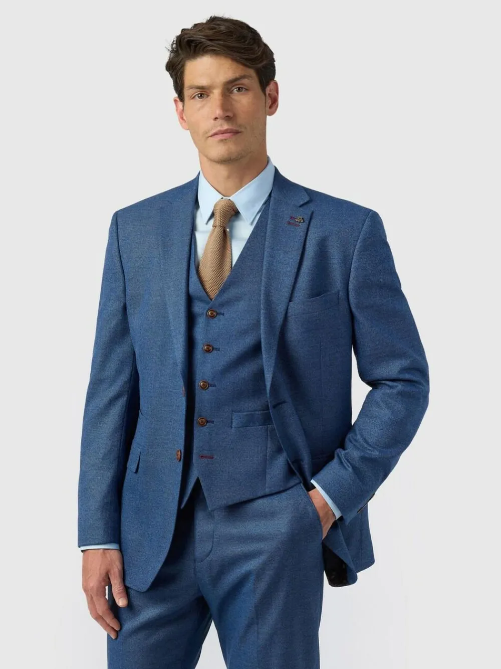 Best Antique Rogue Blue Blake Texture Regular Jacket