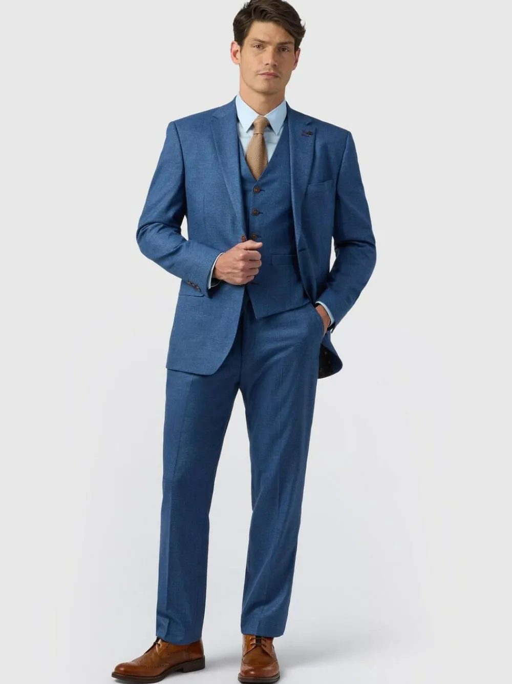 Best Antique Rogue Blue Blake Texture Regular Jacket