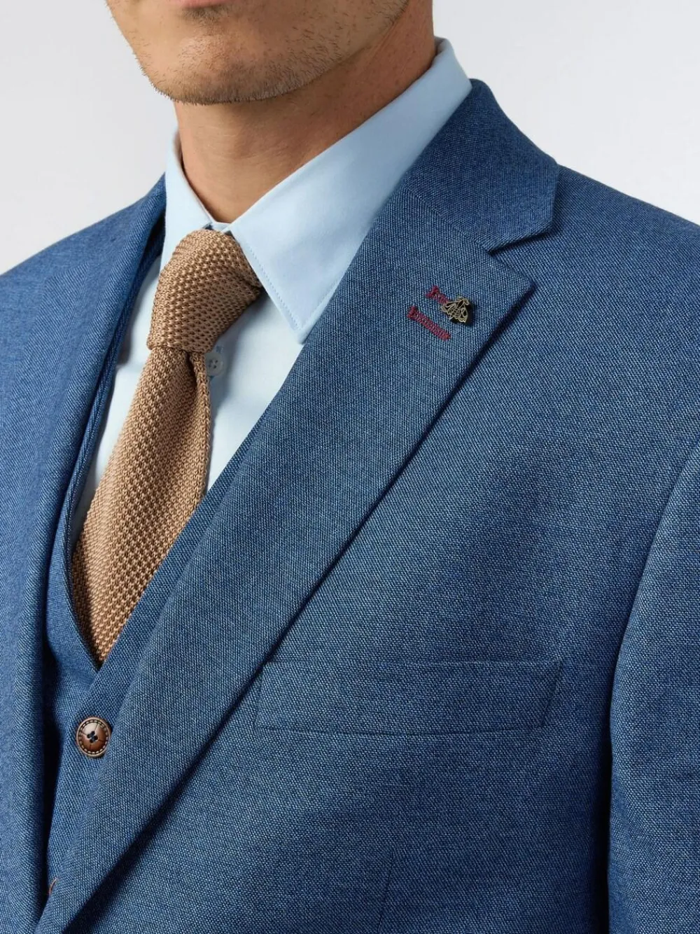 Best Antique Rogue Blue Blake Texture Regular Jacket