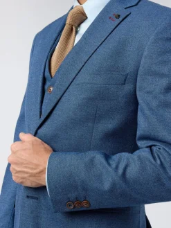 Best Antique Rogue Blue Blake Texture Regular Jacket