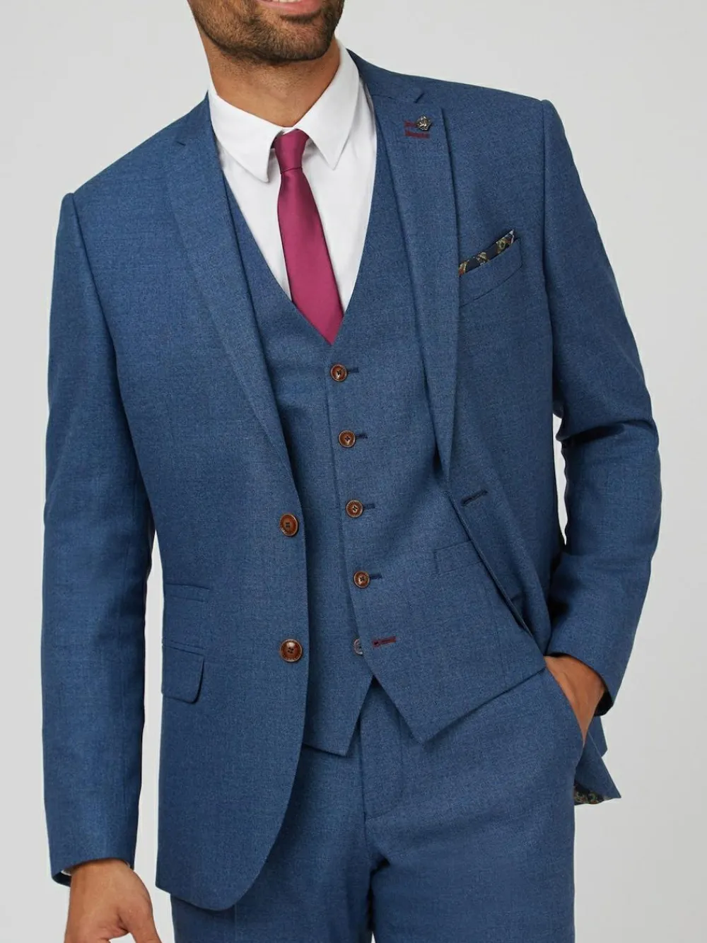 Outlet Antique Rogue Blue Blake Texture Jacket