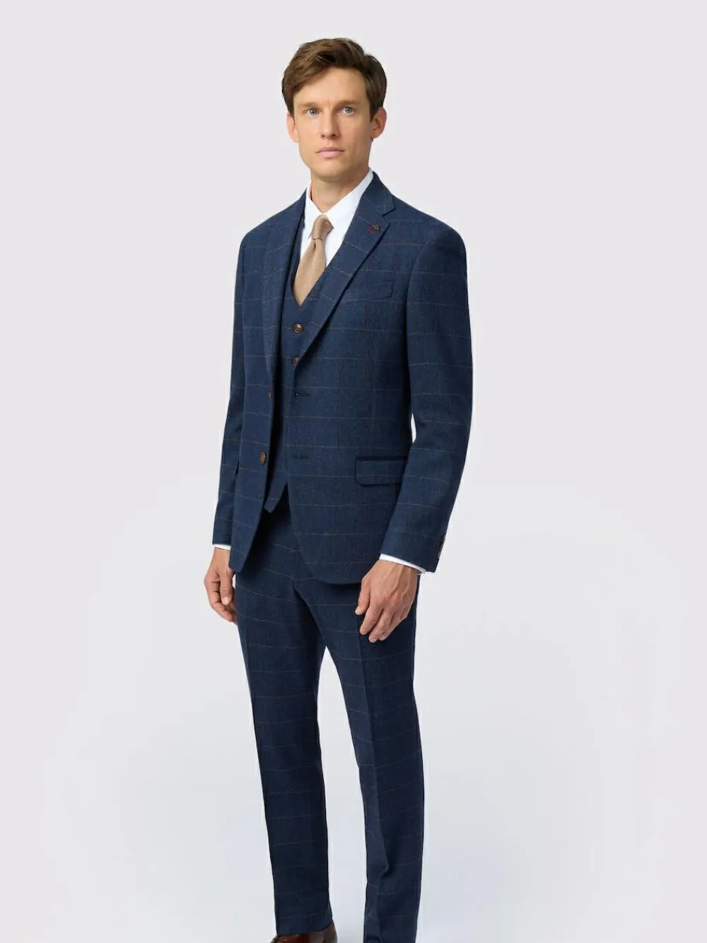 New Antique Rogue Blue Ezra Check Jacket