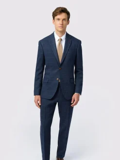 New Antique Rogue Blue Ezra Check Jacket