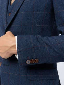 New Antique Rogue Blue Ezra Check Jacket