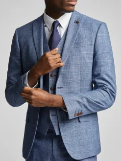 Antique Rogue Blue Hemlock Check Jacket^ Blue Suits