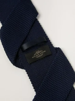 Antique Rogue Blue Knitted Tie^ Ties & Pocket Squares