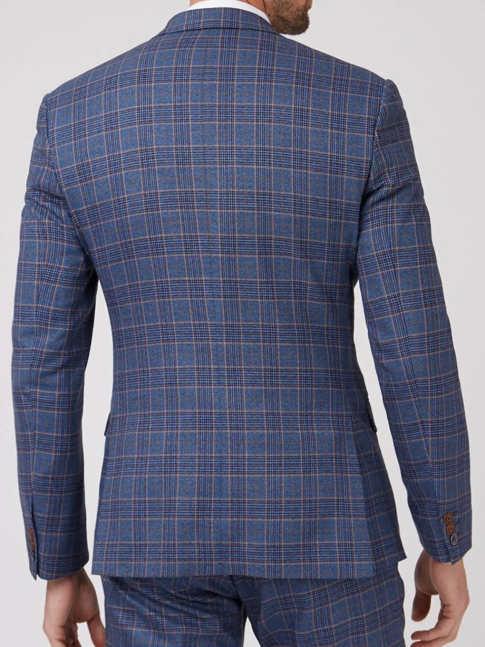 New Antique Rogue Blue Overcheck Jacket