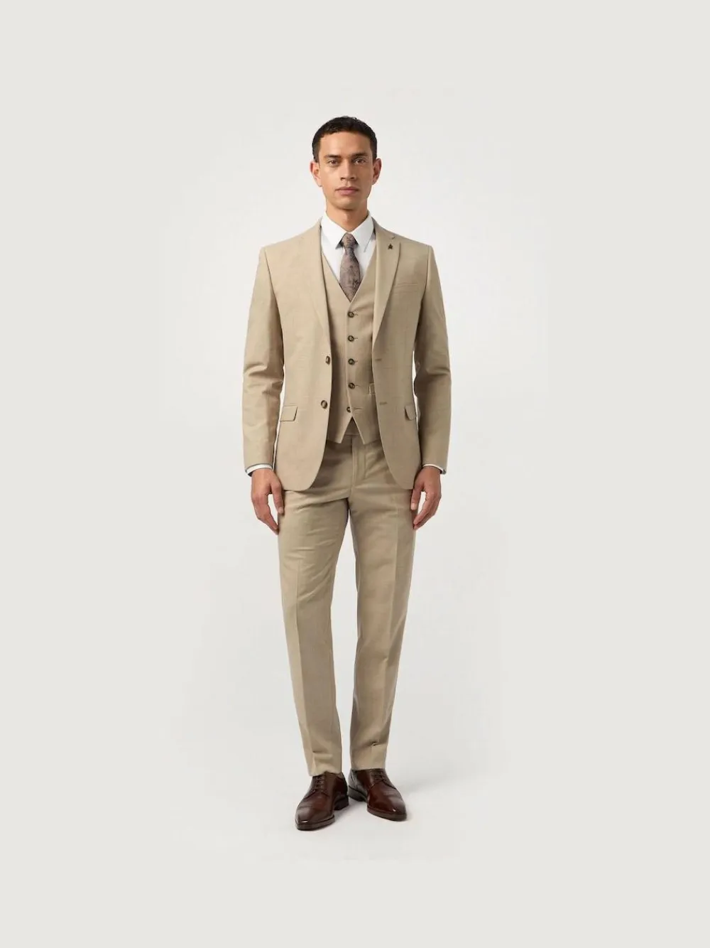 Antique Rogue Cream Slim Plain Jacket^ Suits & Tuxedos