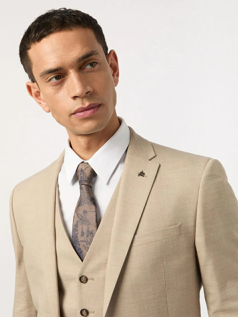 Antique Rogue Cream Slim Plain Jacket^ Suits & Tuxedos