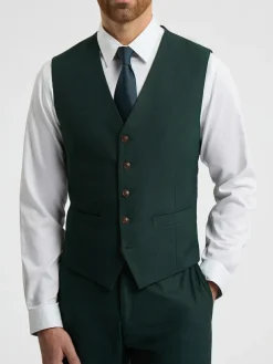 Antique Rogue Green Blake Deep Waistcoat^ Vests