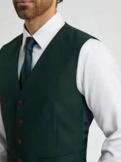 Antique Rogue Green Blake Deep Waistcoat^ Vests