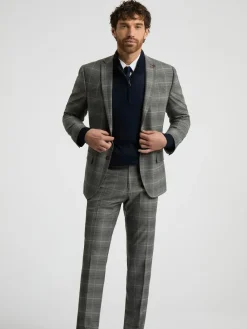 Antique Rogue Grey Bailey Check Jacket^ Suits & Tuxedos|Grey Suits
