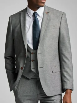 Antique Rogue Grey Blake Texture Jacket^ Grey Suits