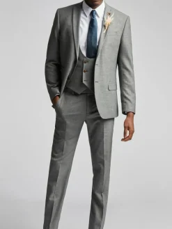 Antique Rogue Grey Blake Texture Jacket^ Grey Suits
