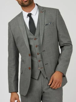 Antique Rogue Grey Blake Texture Jacket^ Suits & Tuxedos|Grey Suits