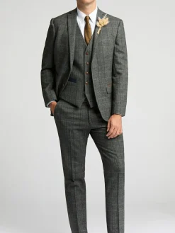 Outlet Antique Rogue Grey Emerson Herringbone Jacket