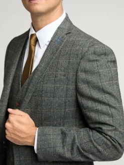 Outlet Antique Rogue Grey Emerson Herringbone Jacket